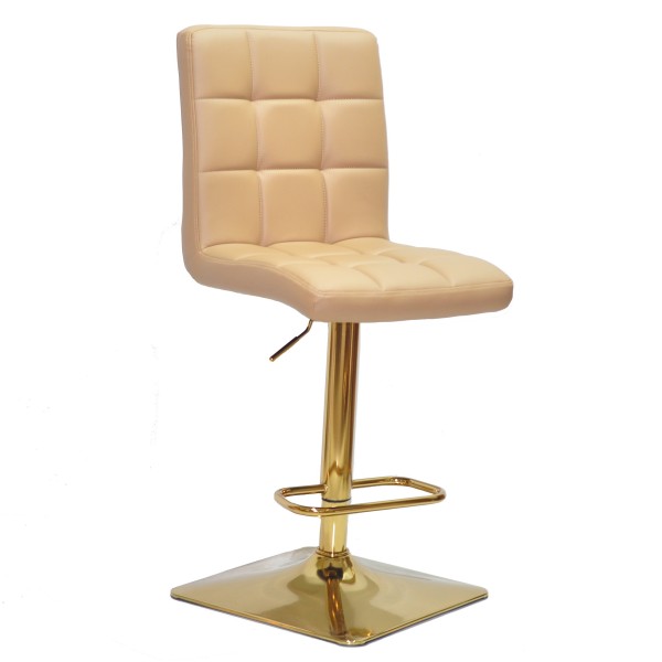 Барний стілець Tower SQ gold – сучасний та зручний