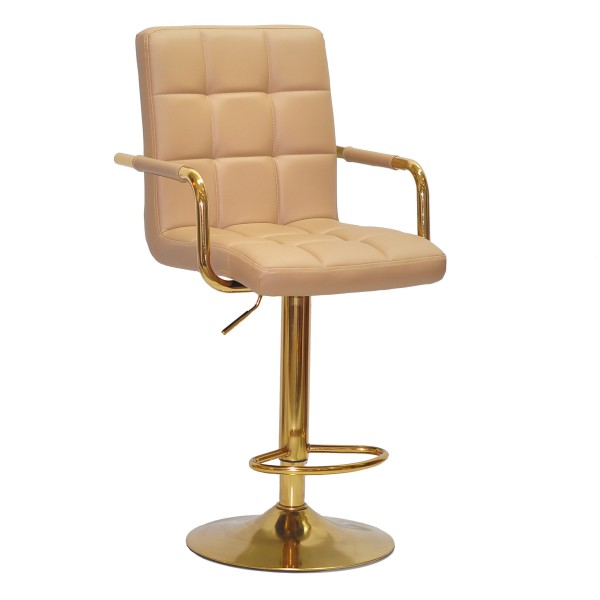 Барний стілець Tower arm gold