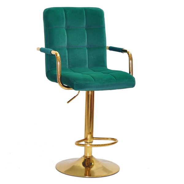 Барний стілець Tower arm gold