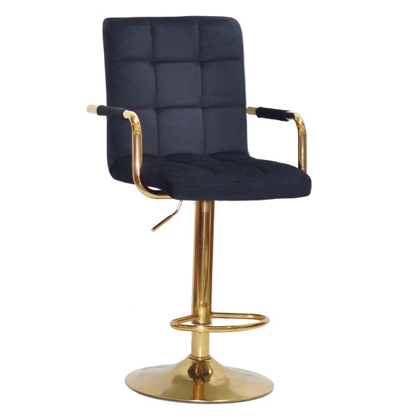 Барний стілець Tower arm gold