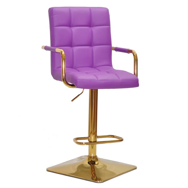 Барний стілець Tower arm SQ gold — сучасний стиль та комфорт