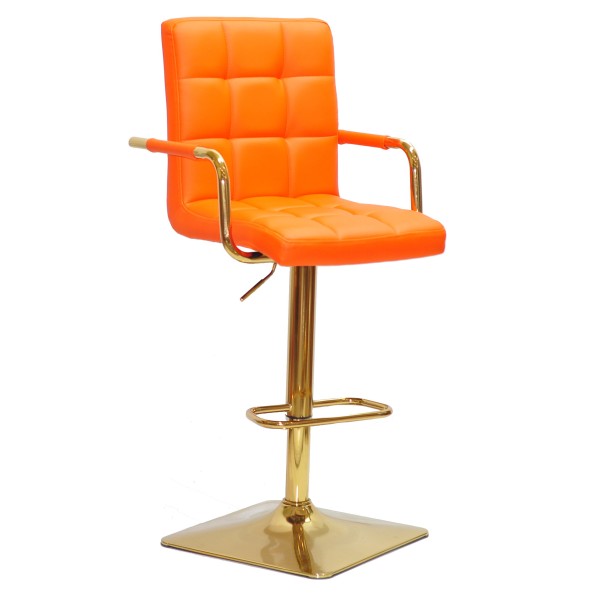 Барний стілець Tower arm SQ gold — сучасний стиль та комфорт