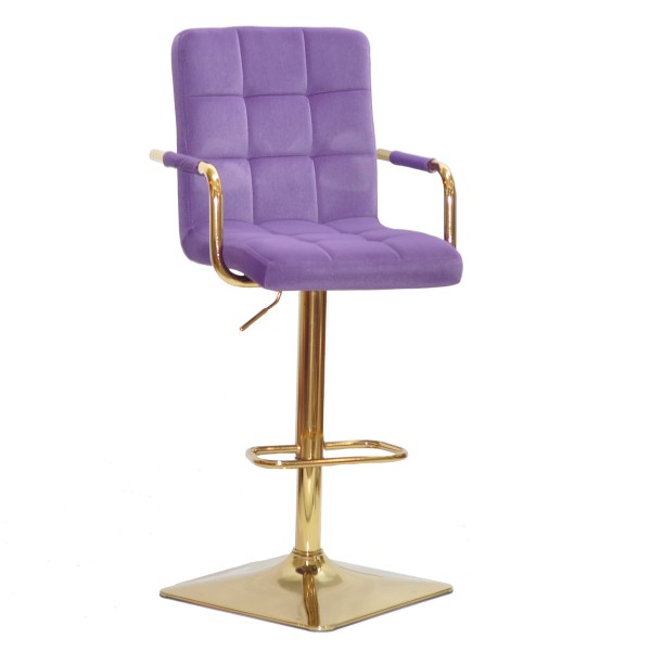 Барний стілець Tower arm SQ gold — сучасний стиль та комфорт