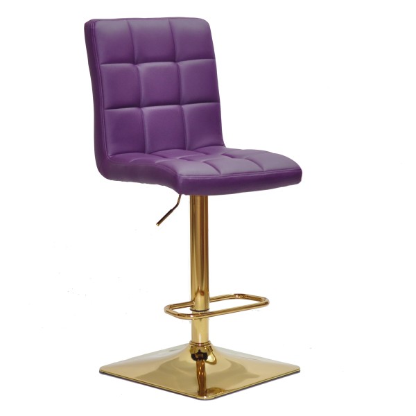 Барний стілець Tower arm SQ gold — сучасний стиль та комфорт
