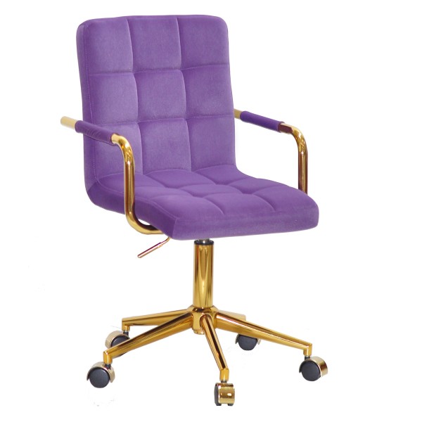 Стілець Tower arm office cross gold для комфортного офісного середовища