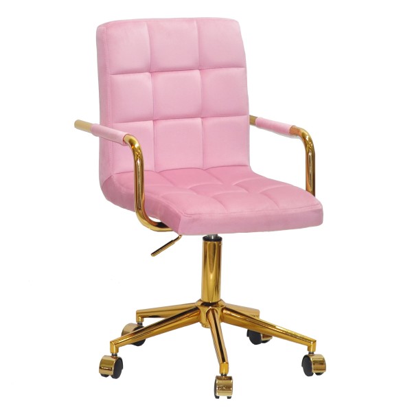 Стілець Tower arm office cross gold для комфортного офісного середовища