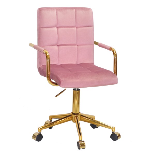 Стілець Tower arm office cross gold для комфортного офісного середовища