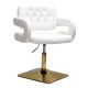 Стілець Fancy SQ lift gold з газліфтом та підлокітниками