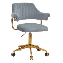 Стілець Bottle office modern gold