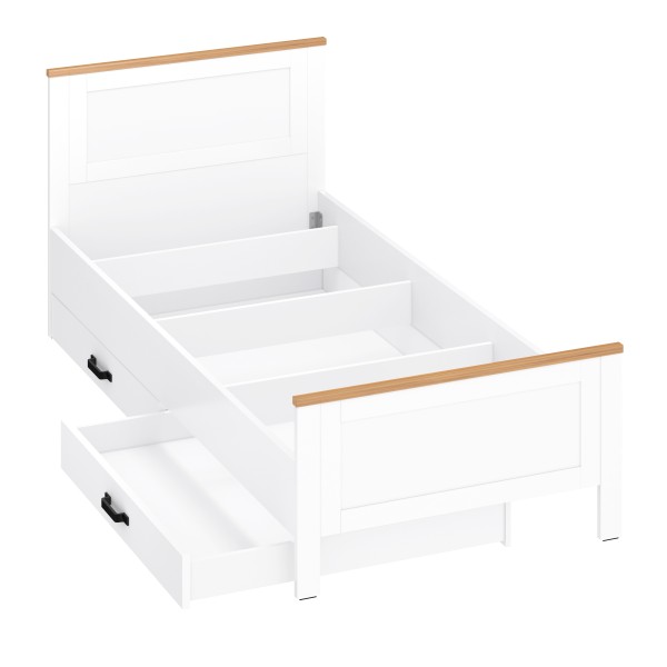 Ліжко Lanzette dZ з висувними ящиками – комфорт і стиль для вашої спальні