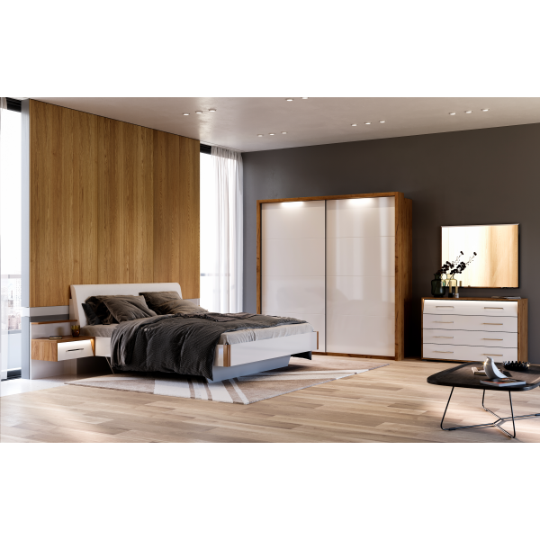 Тумба приліжкова приставна Nicky (2 шт.) – стиль та комфорт для вашої спальні