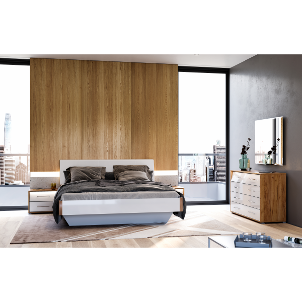 Тумба приліжкова Nicky – мінімалізм і стиль у вашій спальні