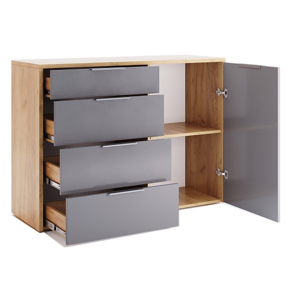 Комод 1 двері 4 шухляди Ramona