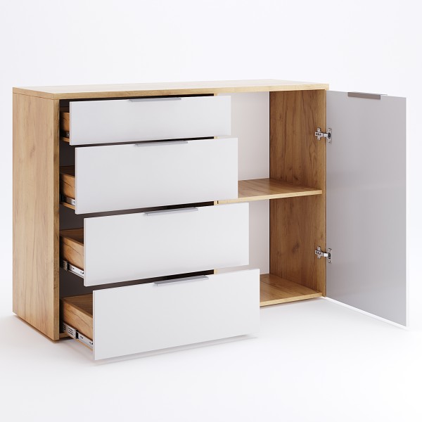 Комод 1 двері 4 шухляди Asti для спальні