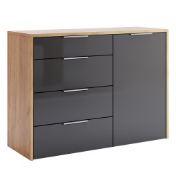 Комод 1 двері 4 шухляди Luna