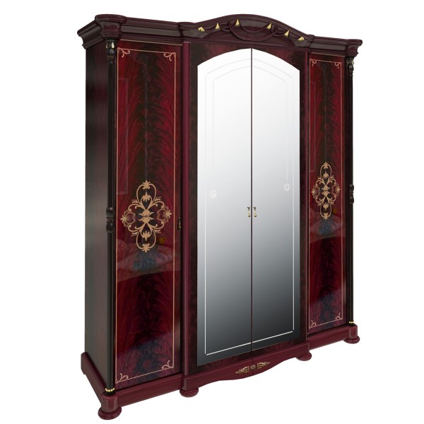 Шафа 4-х дверна Rosella – класичний стиль для вашої спальні