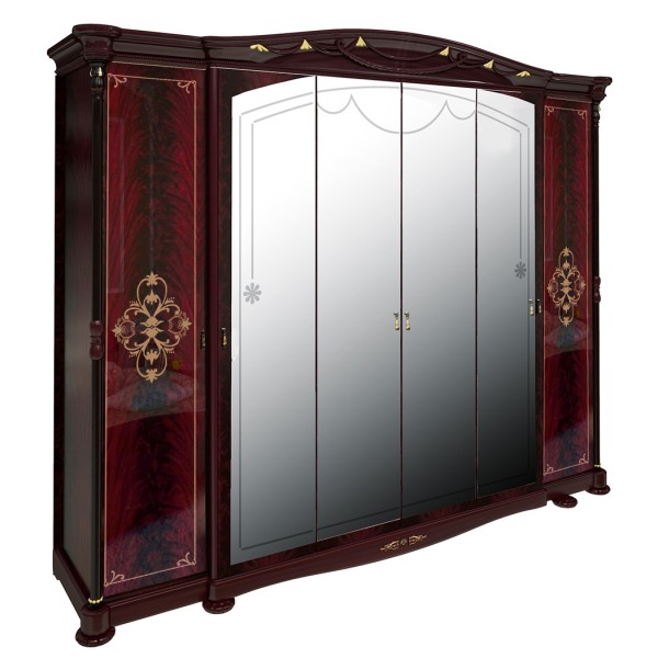 Шафа 6-ти дверна Rosella - класичний стиль для вашої спальні