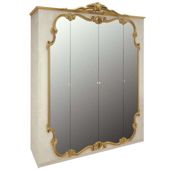 Шафа 4-х дверна Victoria – класичний стиль для вашої спальні