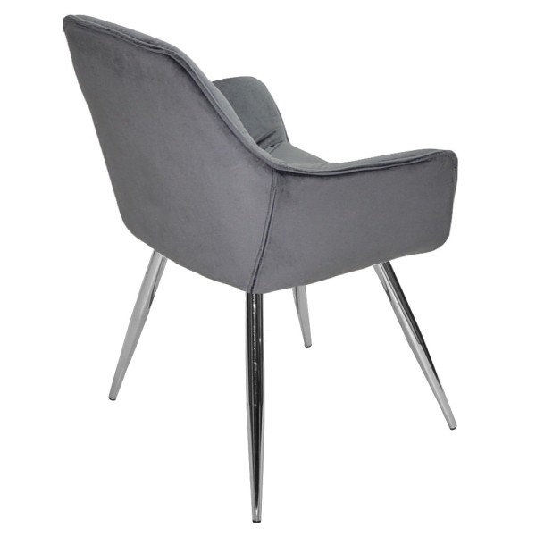 Крісло Nora chrome – стиль і комфорт для вашої кухні