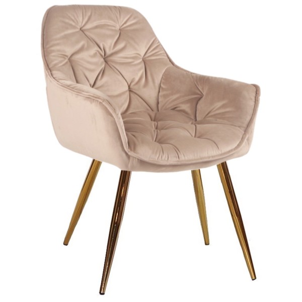 Крісло Nora gold для вашої кухні або кафе