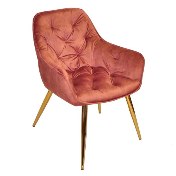 Крісло Nora gold для вашої кухні або кафе