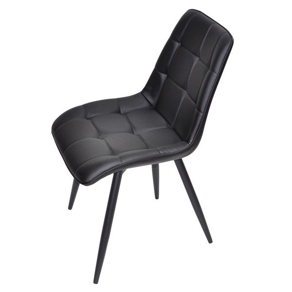 Стілець Lukas black — стильний стілець для кухні та кафе