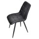 Стілець Lukas black — стильний стілець для кухні та кафе