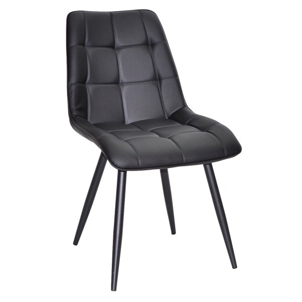 Стілець Lukas black — стильний стілець для кухні та кафе