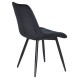 Стілець Lukas black — стильний стілець для кухні та кафе