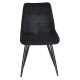 Стілець Lukas black — стильний стілець для кухні та кафе