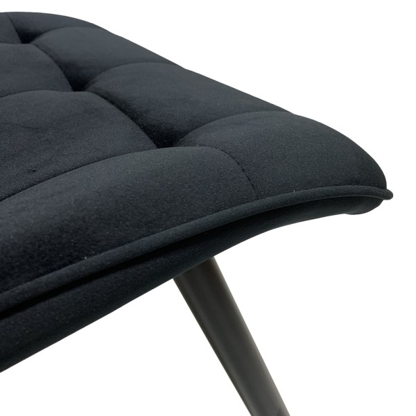 Стілець Lukas black — стильний стілець для кухні та кафе