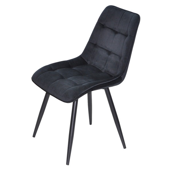 Стілець Lukas black — стильний стілець для кухні та кафе