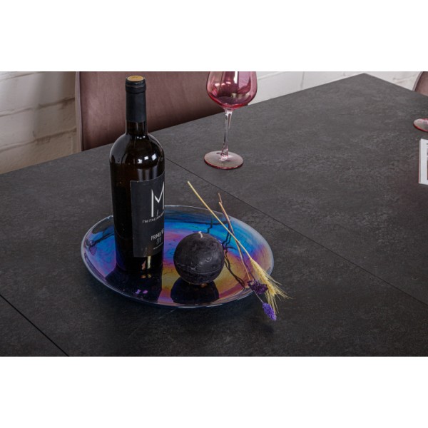 Стіл обідній TENNESSEE - кераміка та метал для сучасного інтер'єру