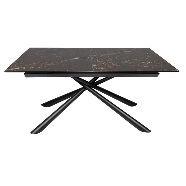 Стіл обідній TENNESSEE - кераміка та метал для сучасного інтер'єру