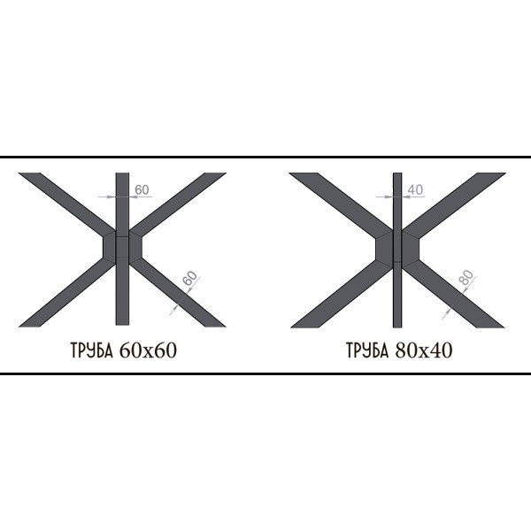 Стіл обідній Крос: стильний і практичний вибір для вашої кухні чи кафе