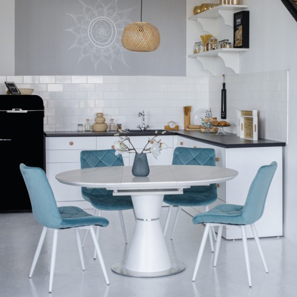 Круглий стіл TML-851 – стильний та розкладний для вашої кухні