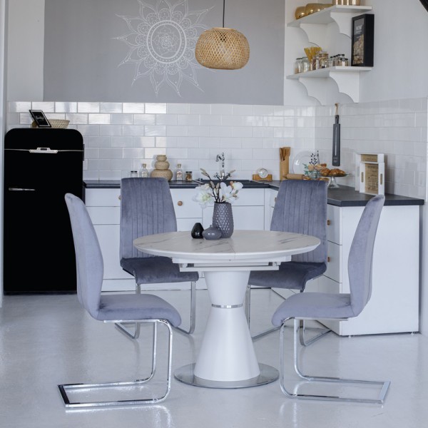 Круглий стіл TML-851 – стильний та розкладний для вашої кухні