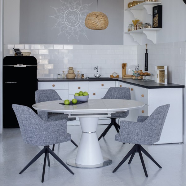 Круглий стіл TML-851 – стильний та розкладний для вашої кухні