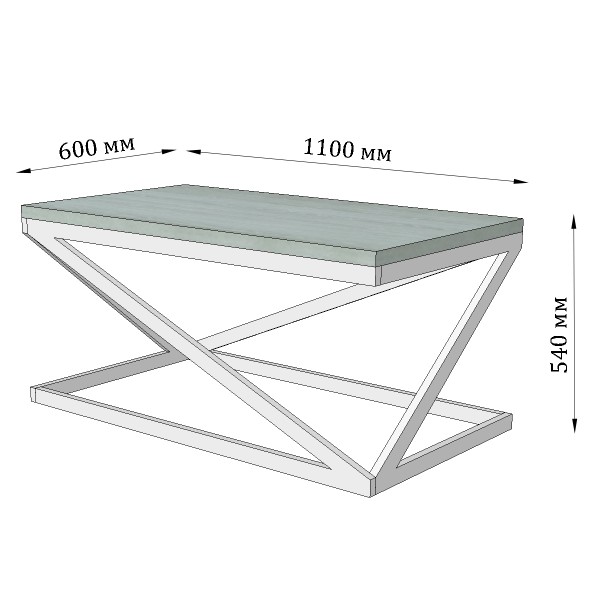 Журнальний стіл Лонг Бент – для вашої сучасної вітальні