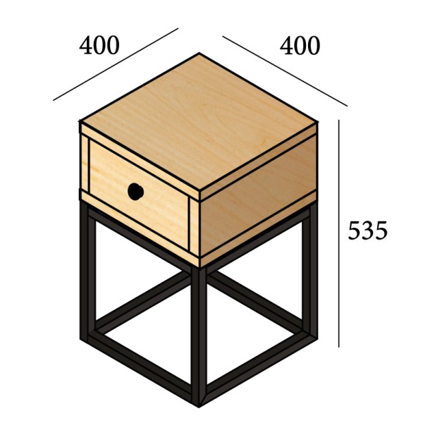 Тумба приліжкова Кубо для спальні