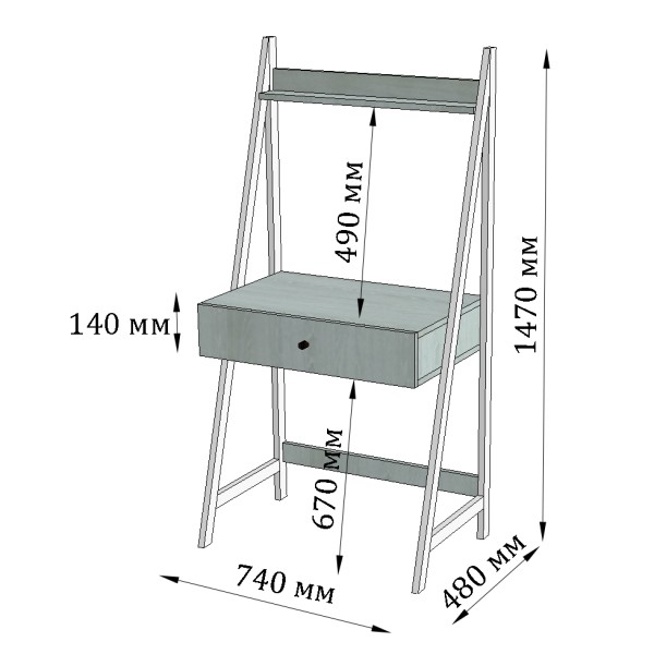 Стіл робочий Дуо – стильний стіл для вашого офісу