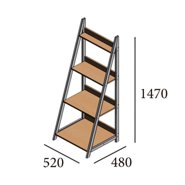 Стелаж Дуо – Стильний стелаж для будь-якого інтер'єру