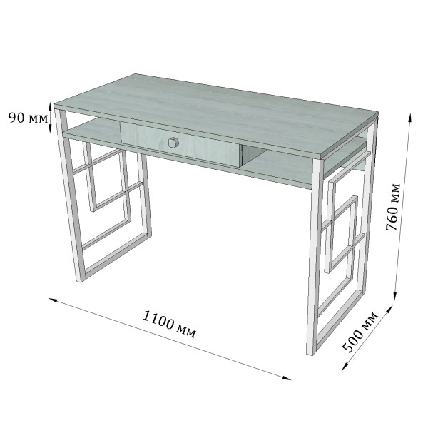 Стіл робочий Квадро