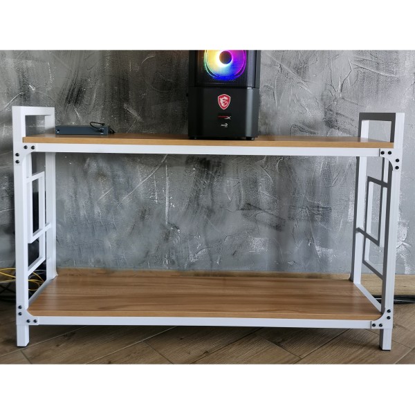 Стелаж Квадро Лонг 2 полиці – Сучасний стелаж для вашого інтер'єру