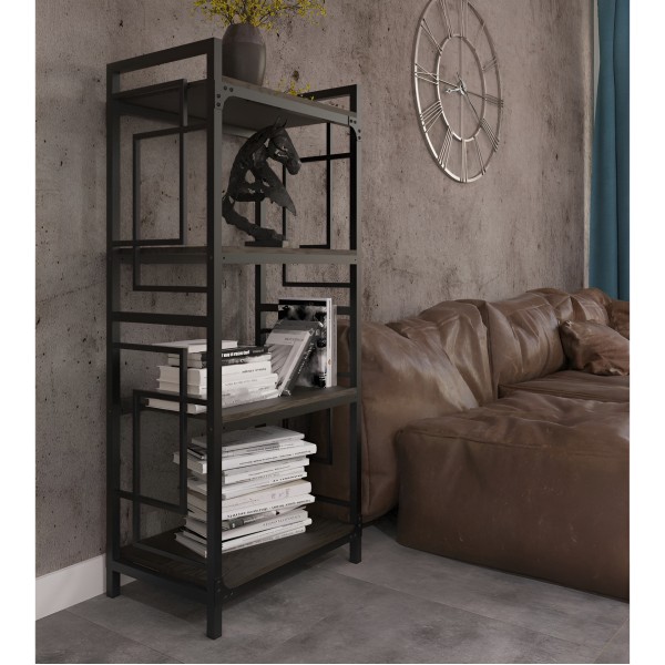 Стелаж Квадро 4 полиці – Сучасний стиль для вашого інтер'єру