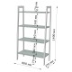 Стелаж Призма 4 полиці - металевий стелаж для дому та офісу