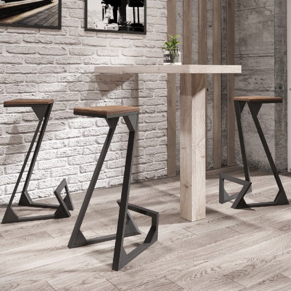 Барний стілець Зетт - Сучасний лофт стиль для вашого інтер'єру