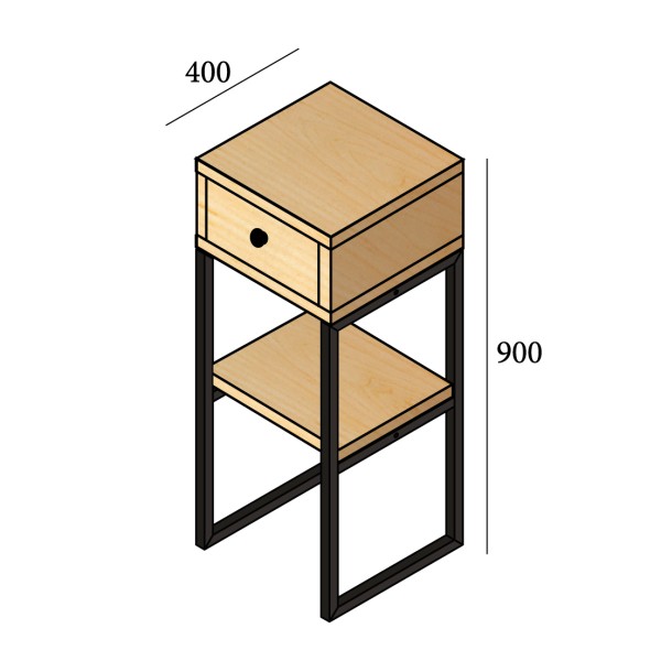 Тумба Толедо – стиль лофт для вашої вітальні