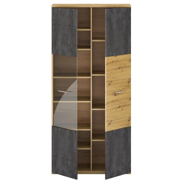 Пенал-вітрина Eridan H – сучасний стиль для вашої вітальні