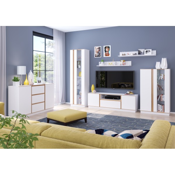 Пенал-вітрина Alles A – сучасний стиль для вашої вітальні